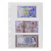 10 Folhas Plástico Cédula Acetato Pccb/mingt 3 Divisões 3