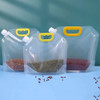 Set De 5 Bolsas Almacenamiento Cocina Baño Con Manija 1,5 Lt 4 Set De 5 Bolsas Almacenamiento Cocina Baño Con Manija 1,5 Lt 4