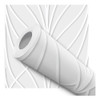 Papel De Parede Adesivo Linhas Efeito 3d Gesso  12m 0