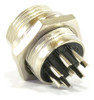 Ficha Conector Macho Chasis Microfono 8 Pines Rosca Din 1