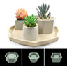 3 Peças De Resina Epóxi Para Vasos De Flores, Molde De Silic 2 3 Peças De Resina Epóxi Para Vasos De Flores, Molde De Silic 2