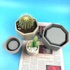 3 Peças De Resina Epóxi Para Vasos De Flores, Molde De Silic 5 3 Peças De Resina Epóxi Para Vasos De Flores, Molde De Silic 5