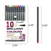 Juego De Rotuladores De Colores Fineliner, Pluma De Dibujo D 1