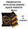 Kit 6 Camisinhas Masculina Skyn Extra Grande 3