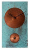 Reloj De Pared De Regalo De Granja Rustica De Cobre Turques 2