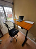 Escritorio De Madera Eucalyptus Ajustable En Altura Motor 2