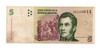 Billete 5 Pesos Conv 2do Diseño Bottero 3320 Tirada Corta B 0