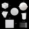 Pilar De Cristal Em Molde Epóxi De Silicone Para Resina E . 1