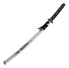 Espada Katana Decorativa Dragão Chinês Bainha Branca 1 Espada Katana Decorativa Dragão Chinês Bainha Branca 1