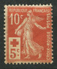 Francia Sello Yvert 147 Mnh Semeuse Croix Rouge 1914 0
