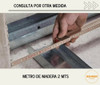 Metro De Madera  Aleman Carpintero Stabila Original X 1 Mt 6