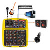 Mixer Consola Novik Nvk-i06bt Yellow 6 Canal Usb Rec & Play 3