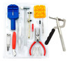 Kit Relojoeiro Ferramentas Manutenção + Alicate Saca Pino 0