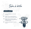Tapón De Botellas Hermético Flor Grande 6