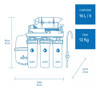 Filtro Purificador De Agua Osmosis Inversa 5 Etapas Con Bomb 3