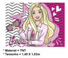 Painel Festa Tema Barbie + 8 Displays + Toalha De Mesa 1