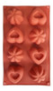 Molde De Silicona Corazón Y Savarín 0