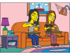 Cartoon Dibujo Digital Simpson 2 Personajes + Fondo 3