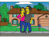 Cartoon Dibujo Digital Simpson 2 Personajes + Fondo 6