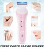 Depiladora Recargable Inalámbrica Mujer Cuerpo Rostro Htc 5