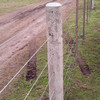 Postes Plasticos 6¨ X 2.2m/2.4m Para Alambrado / Cerco 4