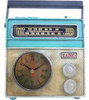Reloj Analogico Replica Radio Antigua Adorno 23x19x4,5cm 0