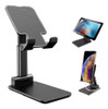 Soporte De Celular Tablet Plegable Escritorio Plastico Negro 3