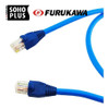Kit 80 Un Cabo De Rede 1m Cat6 Furukawa  Rj45 Azul S. Veloz 2
