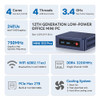 Mini Pc Con Alder Lake-n N100, 16gb Ram 500gb Ssd, Wifi6, Hd 1