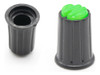 5 Perillas Potenciometro Verde Claro 12mm Alto X 16mm 0