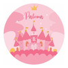 Banner Circular Castillo Princesa Cumpleaños Candy Bar 1
