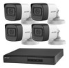 Kit Seguridad Hikvision Dvr 8 + 4 Camaras Exterior 1080p 2mp 0
