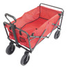 Carrinho Dobrável Articulado Camping Pesca Praia Vermelho 2