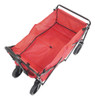 Carrinho Dobrável Articulado Camping Pesca Praia Vermelho 3