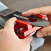 Cinzel De Madeira Suporte De Fixação Fixação Vermelho 5
