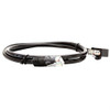 Cabo De Rede Cat5e Plug 90° Graus Para Lateral - 1 Metro 0