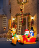 Toodour Luces Led De Navidad  Luces De Escalera Decorativas 1