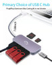Adaptador Multipuerto Usb C Hub, Vunvooker 8 En 1 Con Conect 6