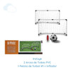 Arco De Futfol Set Entrenamiento Pvc Desarmable Isakito 1
