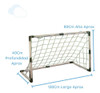 Arco De Futfol Set Entrenamiento Pvc Desarmable Isakito 3