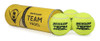 Tubo Pelotas Dunlop Team Padel X3 Unid Dep 1