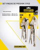 Set Pinza De Presión 10  Y Pinza Presión 7  Crossmaster 1