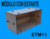 Estación De Trabajo Modular - Módulo Con Estante 1