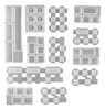 Molde De Teclado De 2 Peças Com Capa De Resina, Espelho, Est 2