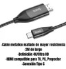 Adaptador Hdmi A Tipo C Ua16 2m Para Tv, Pc 2