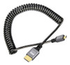 Cable Espiral Elástico Micro Hdmi Chenyang Hdmi 1,4 A Cable 0