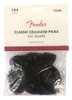Kit 144 Palhetas Fender Classic Celluloid Thin 351 Shape 1
