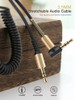 Cable Auxiliar 90° Miniplug 3.5mm Tipo Codo / Cable Espiral 1