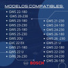 Juego De Carbones Para Amoladora Gws 20-230 Bosch 2
