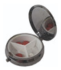 Pastillero Metal 3 Divisiones Red. 5cm Grabado Laser Inicial 2